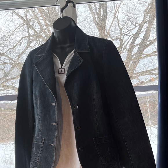 Denim Jacket by Contrast size Medium - Picture 6 of 9